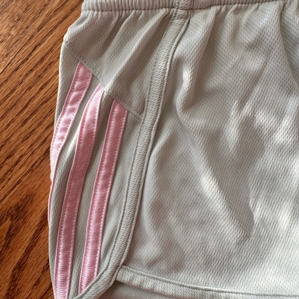 Girls mint green Adidas Shorts